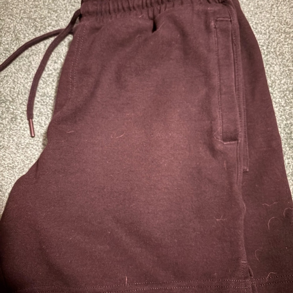 ZYIA Brown Athletic Shorts with Drawstring Waist